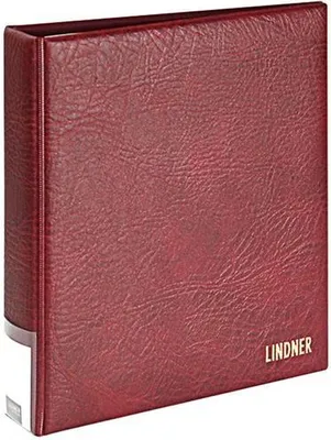 Produktbild von Lindner 3504-W Kassette zu Ringbinder PUBLICA LS-weinrot blau