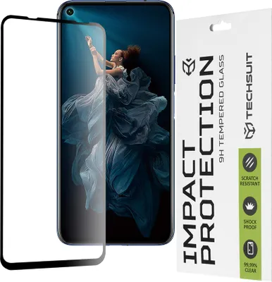 Obrázek produktu pro Techsuit Full Cover Ochrana displeje proti nárazu pro HONOR 20/20 Pro / Huawei nova 5T - Black