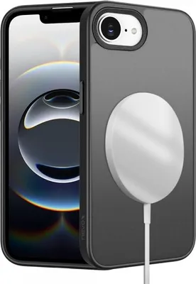 Produktbild von nevox 2500 styleShell Invisio Hülle Schwarz für iPhone 16e 6,1" kompatibel mit MagSafe