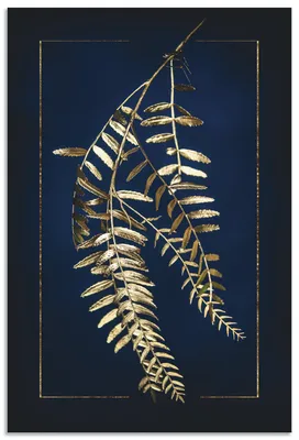 Produktbild von ARTland Wandbild Alu für Innen & Outdoor Goldener Pfefferbaum Größe: 20x30 cm