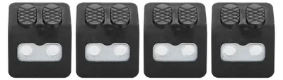 Image de Lot de 4 protections pour mâchoires de démonte-pneus en acier inoxydable – Accessoires de remplacement pour pinces de serrage