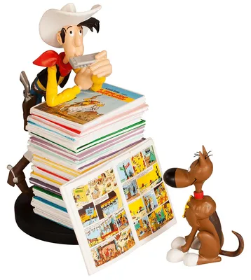 Immagine prodotto di Plastoy SAS PLA00391 - Pila di libri di Lucky Luke e Rantanplan