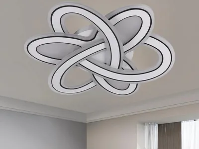 Imagen del producto de Lámpara de techo LED con control remoto, 130W - J1330/W