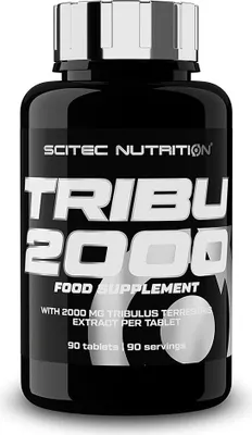 Obrázok produktu pre Scitec Nutrition Tribu 2000 90 tabliet / Tribulus Terrestris / Výživový doplnok s obsahom extraktu z plodov Tribulus terrestris