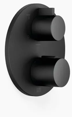 Produktbild von Dornb UP-Thermostat m 3-Wege-Mengenregulierung schwarz matt