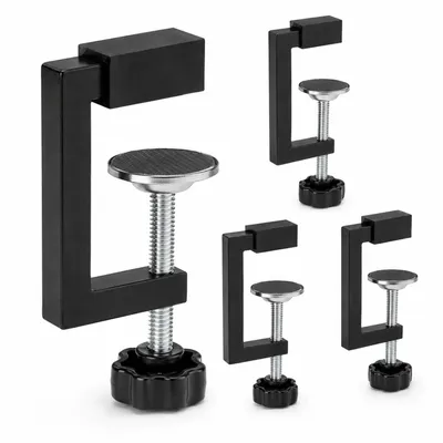 Produktbild von 4er Set G-Klemmen, Tischklemmen, Mini-Schraubzwingen, Spannwerkzeug, verstellbare Klemmen mit 28-57 mm Spannbereich für Schweißen und Holzarbeiten