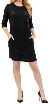 Produktbild von Diesel D-Friz-B Dress Damen Sweatkleid Schwarz