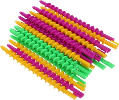 Produktbild von 40 St Spiral-Dauerwellenwickler für langes Haar, Spiralhaarstäbe, Lockenstab, Spiral-Lockenwickler für lockiges Haar und Dauerwellenrollen