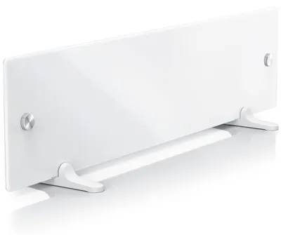 Produktbild von Brandson Anti Schimmel Heizung 50 W, Infrarot Heizpanel aus Glas gegen feuchte Wände, IP44, Wandmontage oder freistehend, Parallelschaltung möglich, Überhitzungsschutz, Weiß