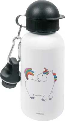 Produktbild von Mr. & Mrs. Panda Kindertrinkflasche Einhorn Stolzieren - Weiß - Geschenk, Bunt, Wasserflasche, Unicorn, Kita Trinkflasche, Pferd, Freundin, Stolz, Einhörner, Kinder