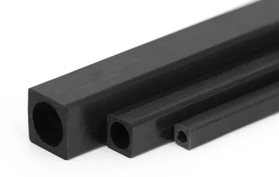 Produktbild von Uhlíkový hranol dutý s kulatým otvorem 8x8/6,5mm 1m