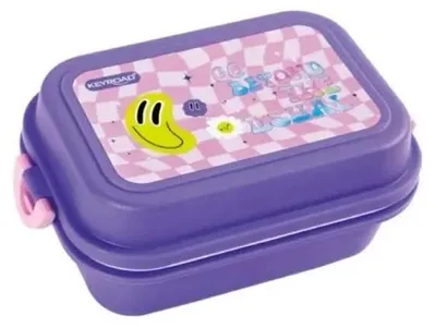 Zdjęcie produktu dla Lunch box plastikowy z przegródką Smile - Keyroad
