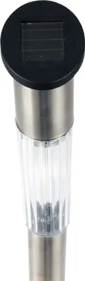 Produktbild von LED Solar Stecklampe XXL für Außen, wetterfest IP44 spritzwassergeschützt, 71 cm Gartenleuchte  mit Erdspieß, Beleuchtung für Terrasse