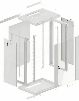 Obrázek produktu pro Nástěnná ovládací skříňka Lanberg WF01-6418-10S
