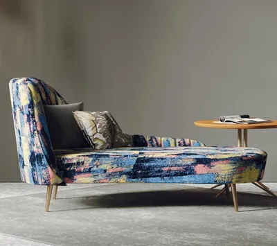 Produktbild von Chaiselounge Polster Textil Modern Relax Sitz Luxus Möbel Wohnlandschaft Chaise