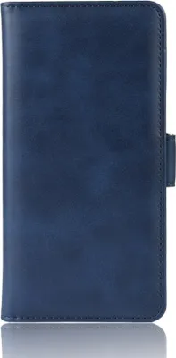 Produktbild von Mobigear Slim Magnet  Samsung Galaxy A20e Hülle Klapphülle Geldbörse - Blau