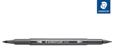 Produktbild von Staedtler Doppelfaserm.wasserverm. grau