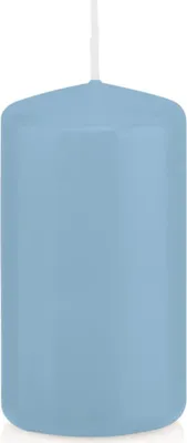 Produktbild von Wiedemann Stumpenkerzen Hellblau 200 x Ø 98 mm, 6 Stück