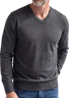 Produktbild von Redmond Basic Pullover Weicher Feinstrick, Angenehmes Tragegefühl, Vielseitig kombinierbar im Alltag