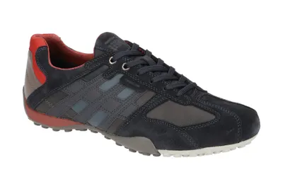 Produktbild von Geox SNAKE Herrenschuhe - Sneakers - Halbschuhe blau Freizeit NEU