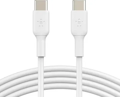 Zdjęcie produktu dla Belkin CAB003BT2MWH, 2 m, USB C, USB C, Biały