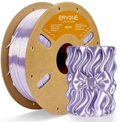 Obrázek produktu pro Filament PLA s hedvábným povrchem – 3D tiskový filament 1,75 mm – Vysoká přesnost ±0,03 mm – Vhodný pro 3D tiskárny FDM/FFF – Cívka 8 kg – Taro Lila