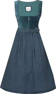 Produktbild von Dirndl Kirchham 65cm Länge petrol 38