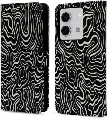Produktbild von imoshion Design Klapphülle Xiaomi Redmi Note 13 (5G) - Black And White