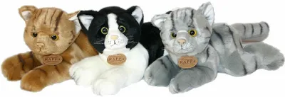 Obrázok produktu pre Plyšová kočka rezatá 30 cm ECO-FRIENDLY