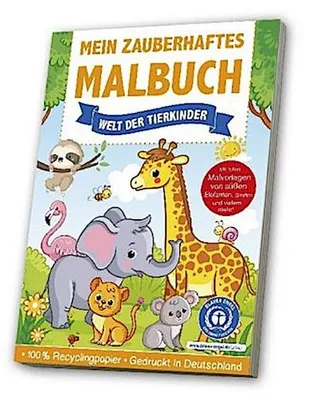 Obrázok produktu pre Mein zauberhaftes Malbuch - Welt der Tierkinder