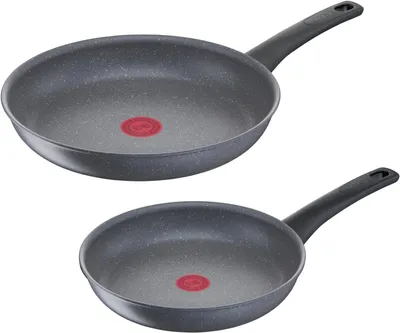 Produktbild von Tefal G15090 Healthy Chef 2-teiliges Pfannen-Set | 24 + 28 cm | Mineralia+ Antih