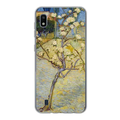 Produktbild von MuchoWow® Handyhülle Schutzhülle Hülle für Samsung Galaxy A10 Blühender Birnbaum - Vincent van Gogh Silikon Softcase Handy Hülle - Schutzhülle
