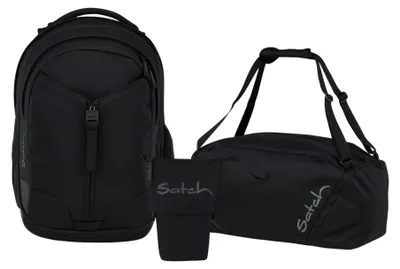 Produktbild von Satch, Schulrucksack-Set MATCH Blackjack 3-teilig, ab 5. Klasse