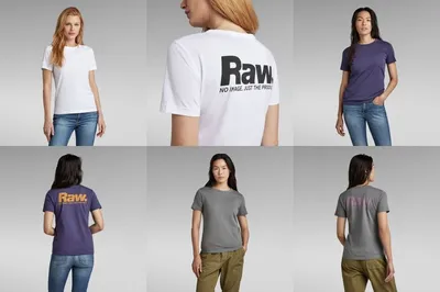 Produktbild von G-STAR RAW DENIM VYSID RAW SLIM R T WMN Damen T-Shirt, Größe:XS, Farbe:White