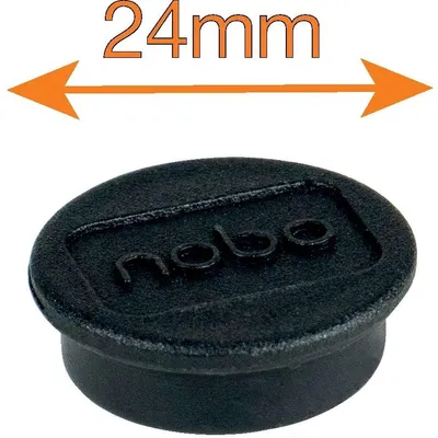 Produktbild von Nobo 1915291, Tafelmagnet, Schwarz, 24 mm, 16 mm, 24 mm, 120 mm