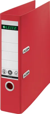 Productafbeelding van Leitz 1018-00-25, kwaliteitsemapakket, gerecycled, 180°, A4, 80 mm, rood