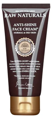 Obrázek produktu pro Raw Naturals, proti lesku, 100 % veganský, hydratační, krém, na obličej, 100 ml