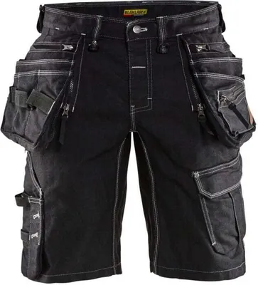 Produktbild von Blakläder Handwerker Shorts 1992 1141 mit Stretch in zwei Farben, Farbe:schwarz, Größe:44