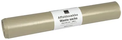 Produktbild von 10x Abfallsäcke 120 L, 700x1100 mm, 55 my LDPE, Transparent  | 1 Stück