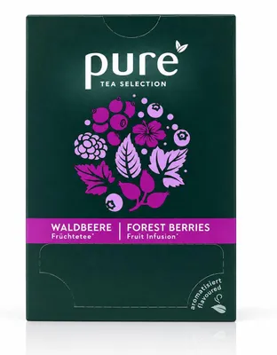 Produktbild von PURE Tea Selection Waldbeere Früchtetee 25 x 3,5g Tee Beutel