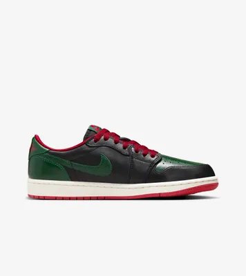 Produktbild von Nike Jordan 1 Low OG "Gorge Green Varsity Red" Grün/Rot/Schwarz, Größe: 38