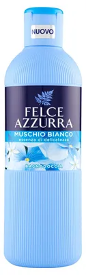 Produktbild von Felce Azzurra Felce Azzurra Bagnodoccia Moschus weiß – 6 Packungen mit 650 ml – insgesamt: 3900 ml