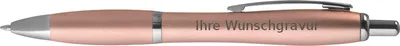Produktbild von Kugelschreiber mit Gravur / Metallic-Farbe / Farbe: metallic rose'