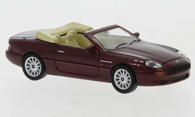 Produktbild von Brekina PCX870146 - 1/87 Aston Martin DB7 Volante, metallic-dunkelrot, RHD, 1994