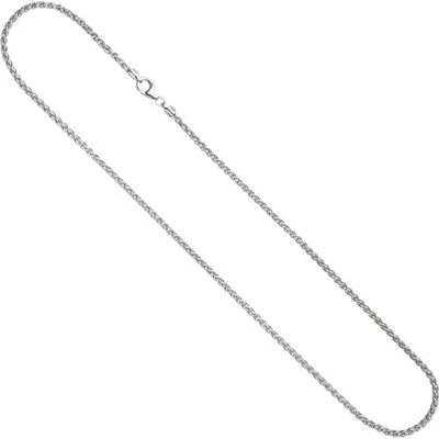 Produktbild von 2,2mm Zopfkette Kette Collier aus 925 Silber Sterlingsilber 45cm