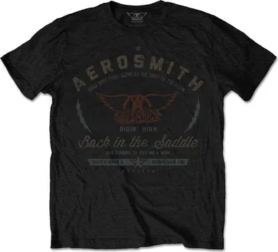 Produktbild von Aerosmith T-Shirt Back in the Saddle Uni Black S