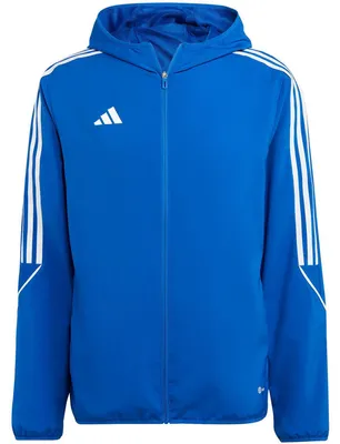 Image de Adidas - Sweat à capuche « Trio 23 League » avec fermeture éclair intégrale pour hommes MR515 (M) (bleu)