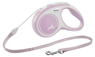 Produktbild von Flexi New Comfort S Cord 8 m, Hund, Rückziehbare Leine, Pink, Kabel/Schnur, 12 kg, Einfarbig