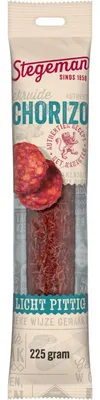 Image de Stegeman Chorizo légèrement épicé 225 g – saucisse chorizo douce et épicée