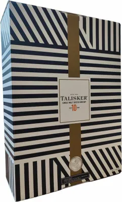 Produktbild von Talisker Single Malt Scotch Whisky 10 Jahre, Geschenkpackung mit Becher, Flasche, Alkohol, 45.8 %, 700 ml